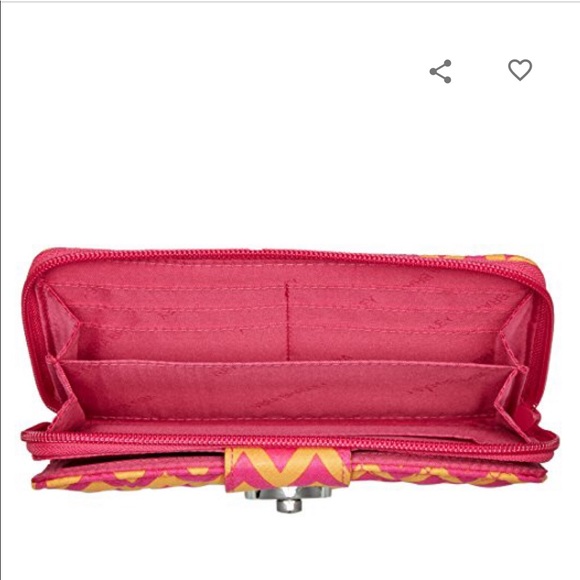 New without tags Vera Bradley Turnlock wallet - Picture 2 of 12